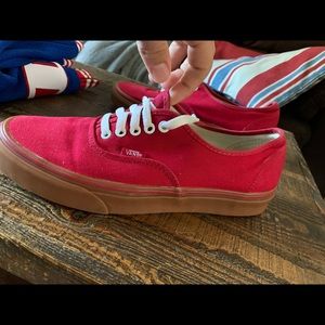 Red Gum Sole Vans/ MINT